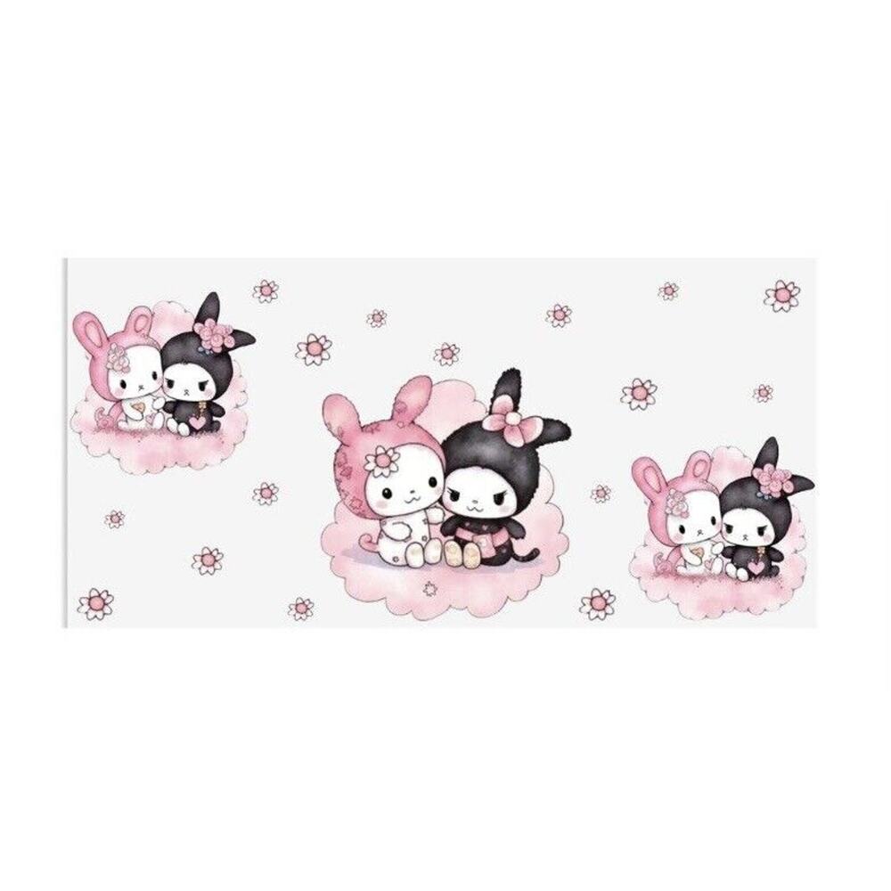 1 Piece Bunny UV DTF Cup Wrap, Transfer Stickers for Glass & More!!